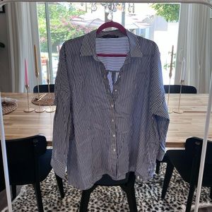 Zara button down blouse